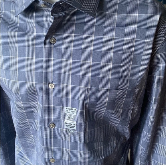 NWT Van Heusen Stain Shield Dress Shirt Size 17-17.5” 34/35 - Picture 5 of 14